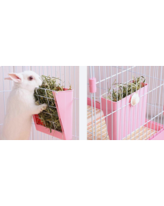Heu-Futterkäfig für Kaninchen